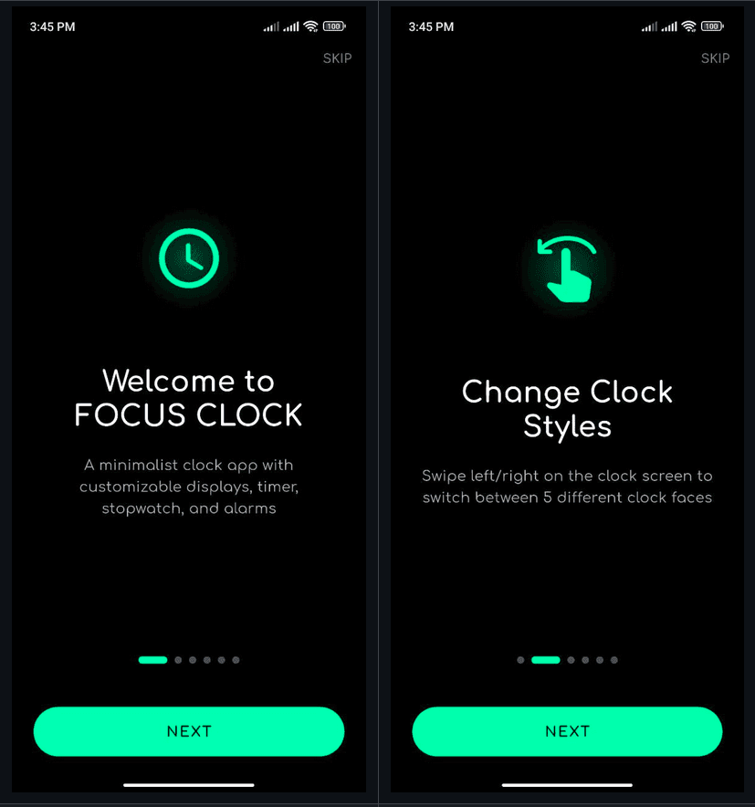 Focus Clock Project